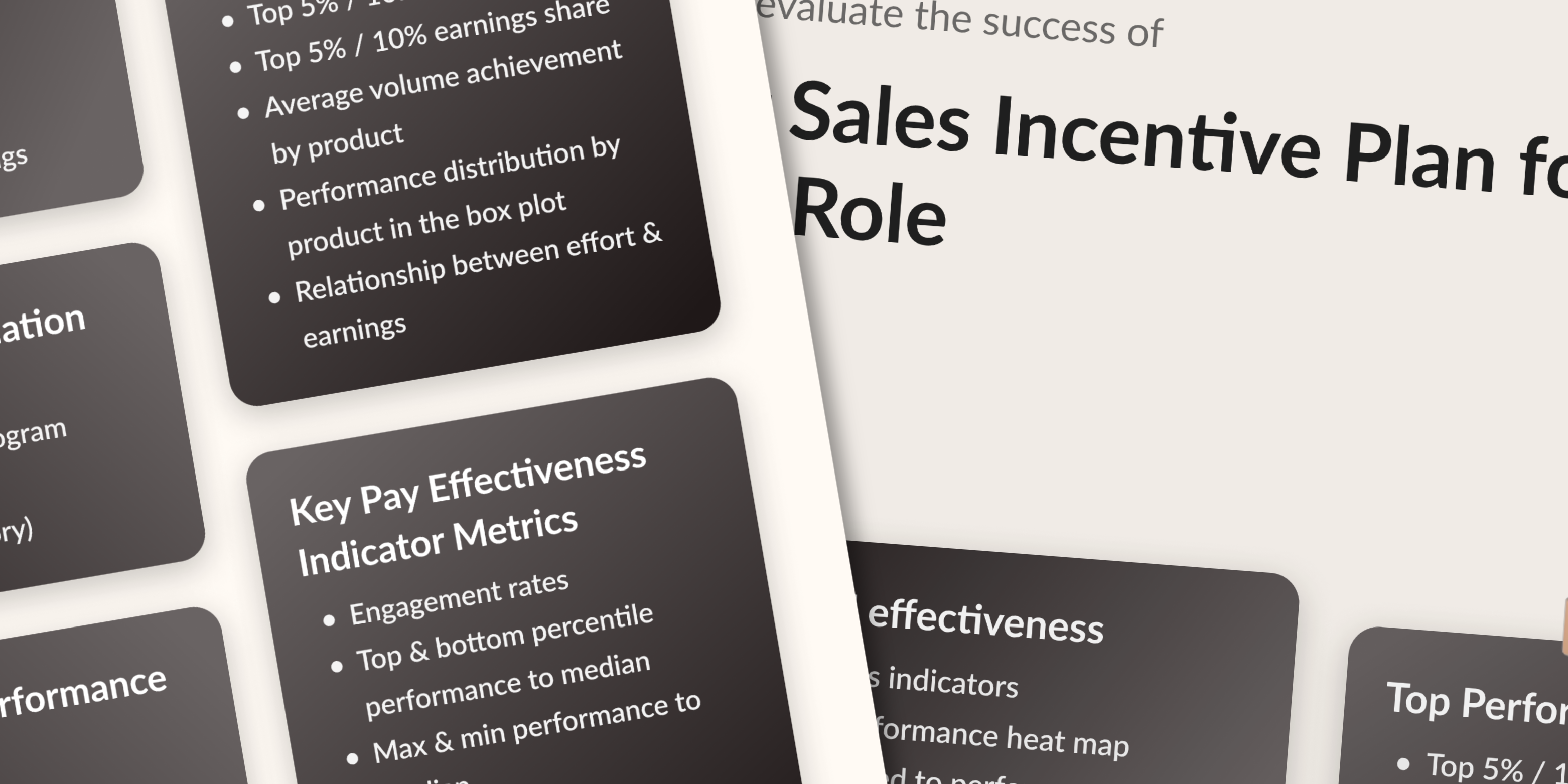 Sales Incentive Plan For Each Role