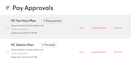 Pay Approvals